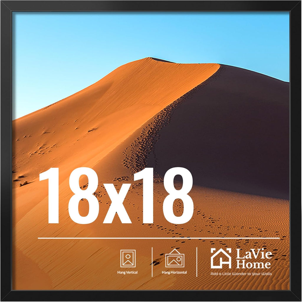 11x14 Black Picture Frame – Wall Display Classic Collection