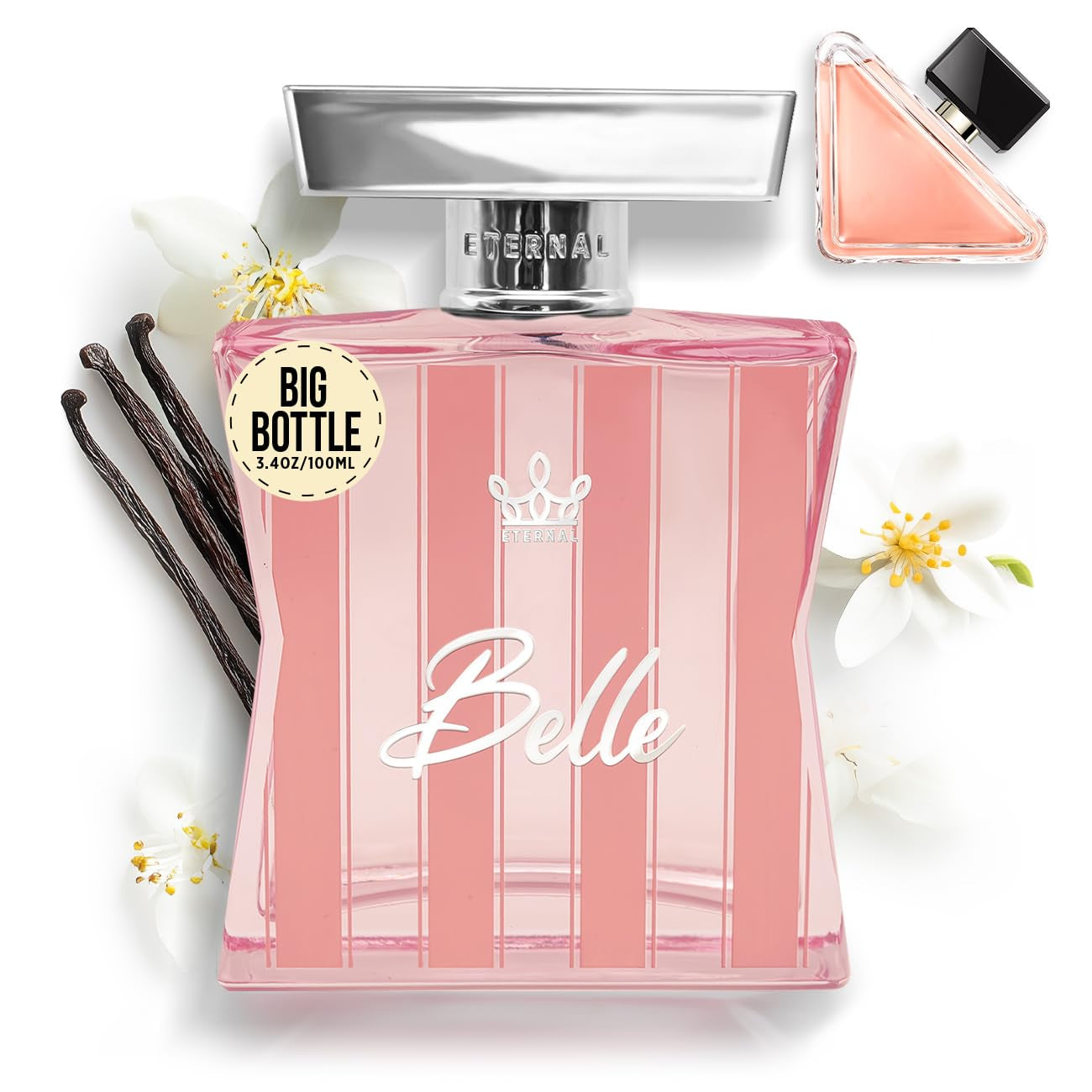 - Eternal Love Spell - Inspired by Designer Gourmand White Flowers Perfume - 3.4 Oz (100Ml) - EDP - Long-Lasting - Clean Ingredients - Perfume for Women - 2000 Sprays per Bottle