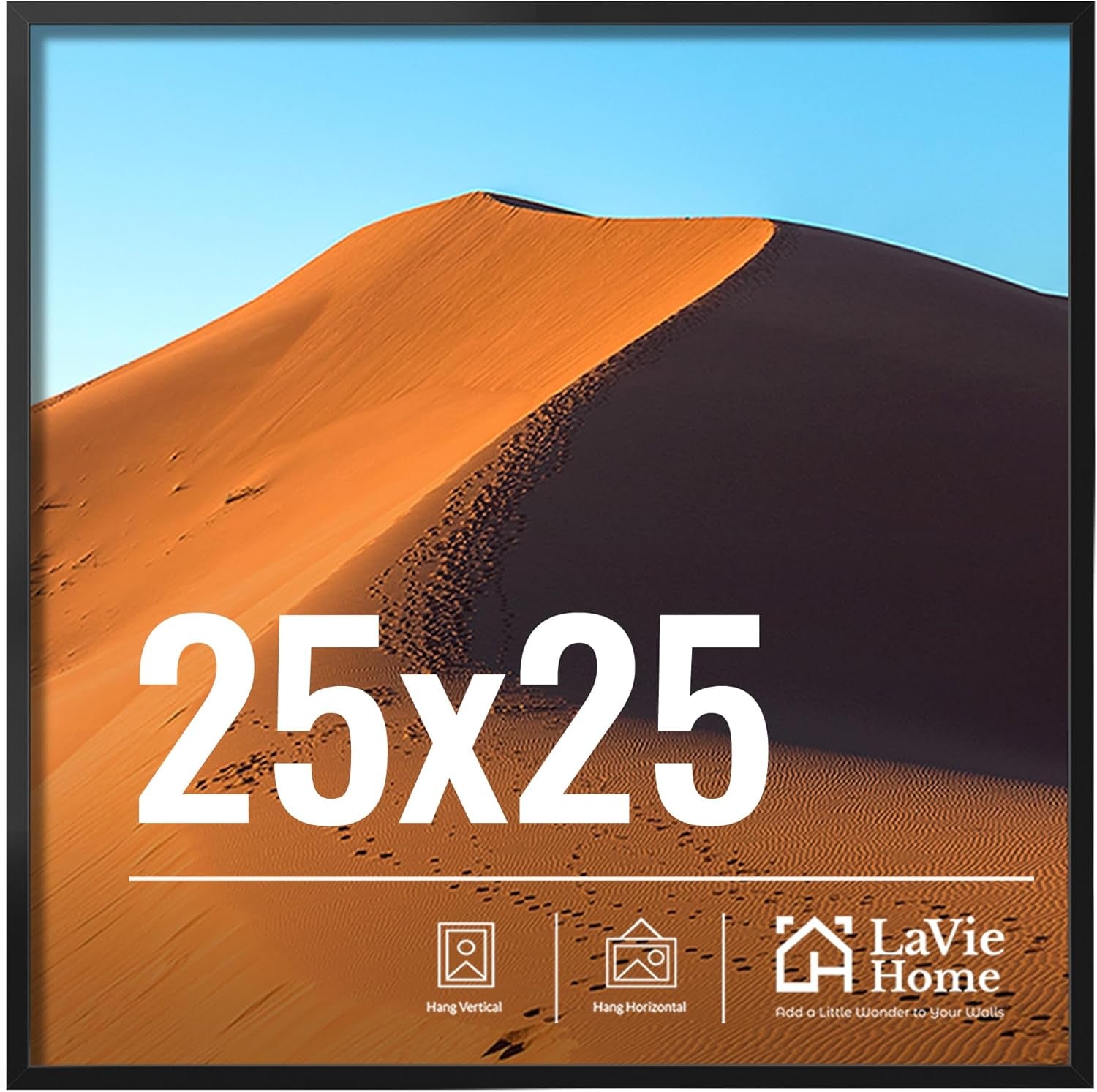 11x14 Black Picture Frame – Wall Display Classic Collection