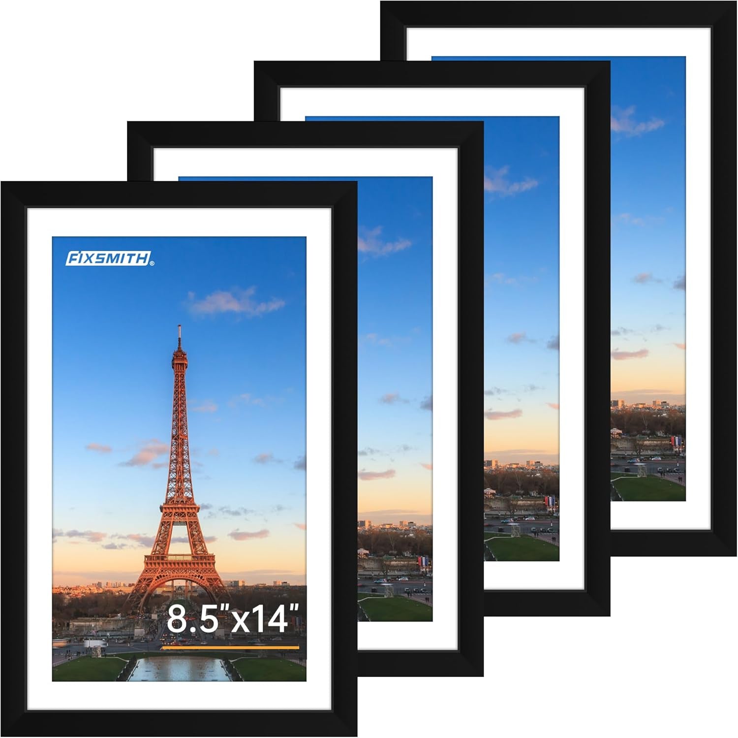 8x10 Picture Frames Set of 2 – Black Wall or Tabletop Display