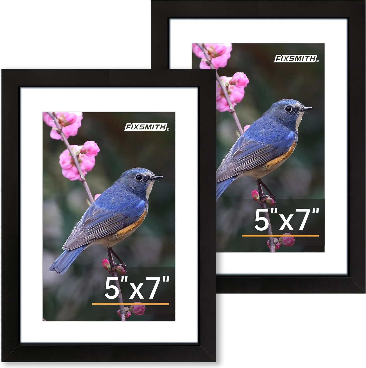 8x10 Picture Frames Set of 2 – Black Wall or Tabletop Display