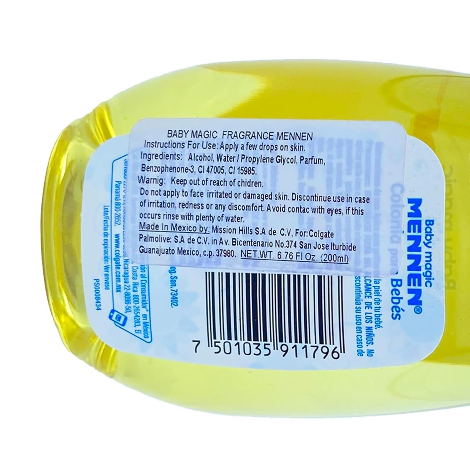 2 Mennen Cologne 6.76 Fl Oz (2 Colonias Mennen Para Bebe 200 Ml)