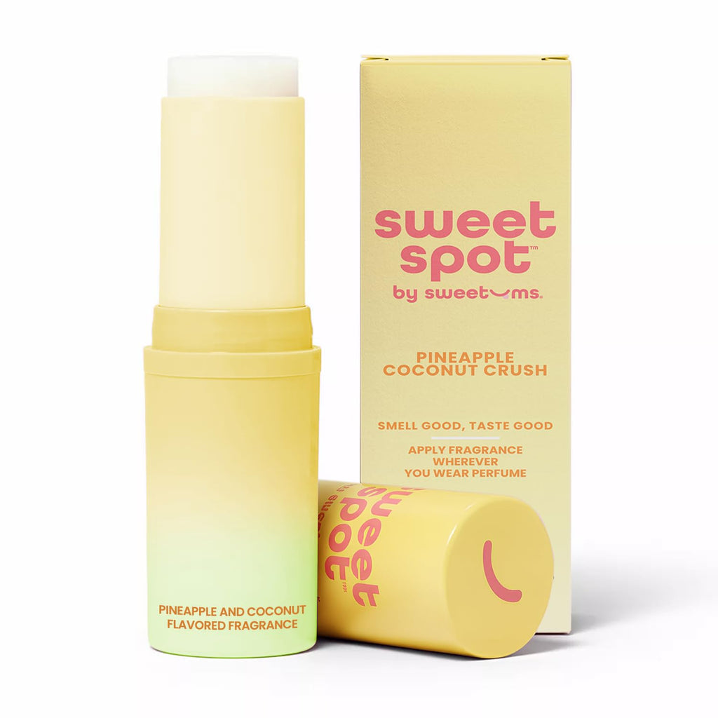 Sweetspot Flavored Solid Perfume Stick, Portable Travel Perfumes for Women, Long Lasting Fragrances, Non Sticky Formula, Natural Ingredients, Fragrance Stick (Strawberries & Cream)
