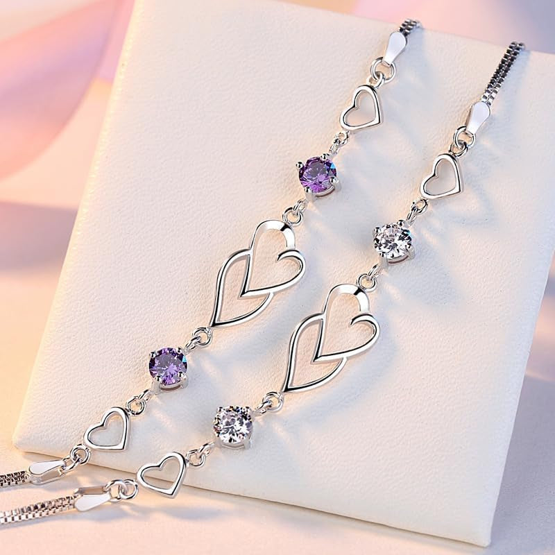 Big+Spring+Sales, Prime+Deals+Today+Clearance 925 Sterling Silver Bracelet Simple Adjustable Bangle Bracelets Wedding Jewelry for Brides Mother'S Day Gifts for Her Mothers Day Wedding Anniversary