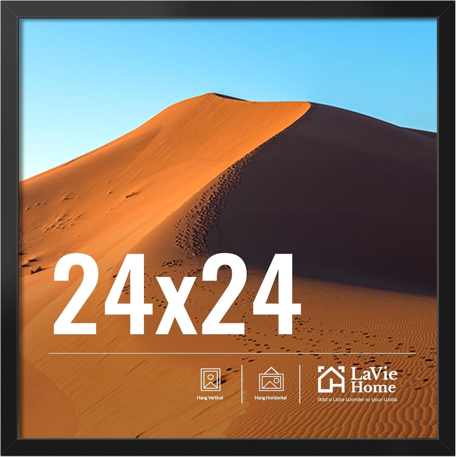 11x14 Black Picture Frame – Wall Display Classic Collection