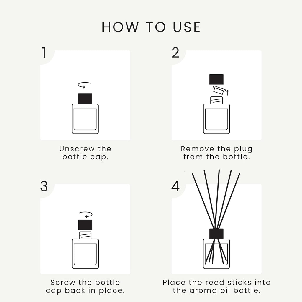 Mahogany & Teakwood Reed Diffuser for Home - Luxury Scent Diffuser with Premium Fiber Reeds for Lasting Gentle Dispersal - Natural, Toxin-Free Aroma Inspired by Ambercrombie & Fitch