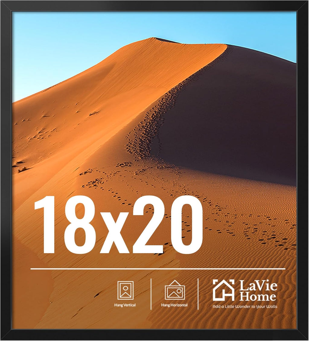 11x14 Black Picture Frame – Wall Display Classic Collection