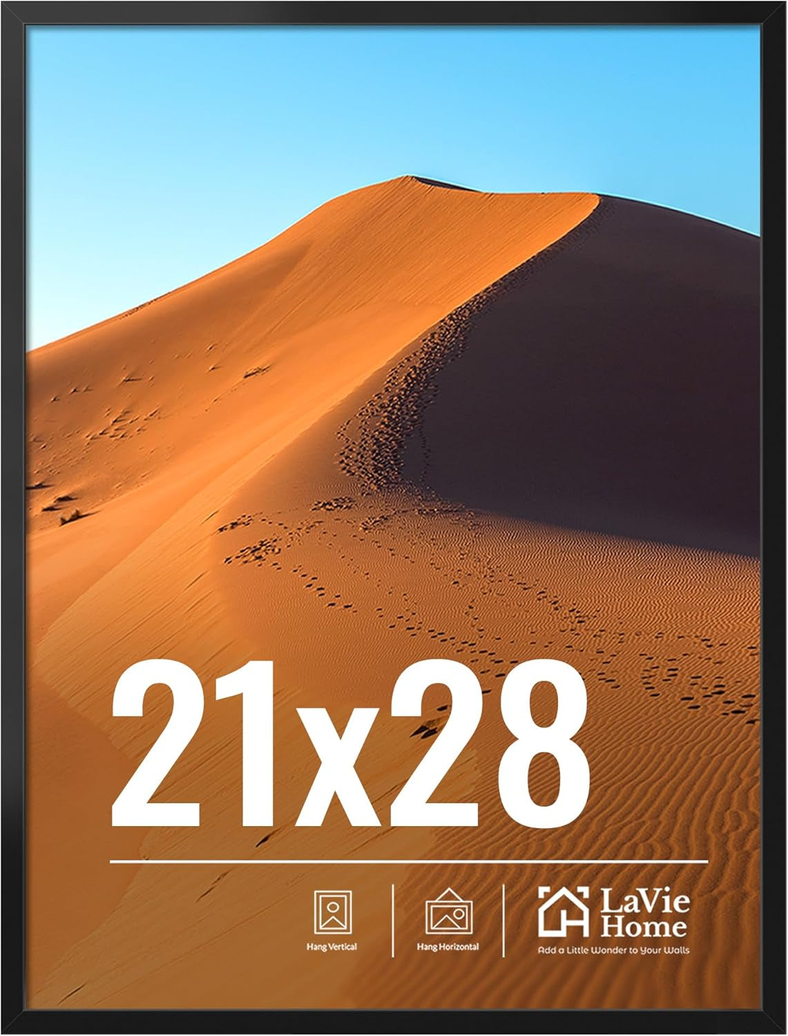 11x14 Black Picture Frame – Wall Display Classic Collection