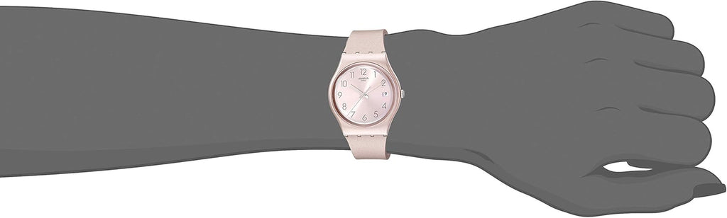 Gent Unisex Watch Casual Plastic Pink Quartz Waterproof Pinkbaya