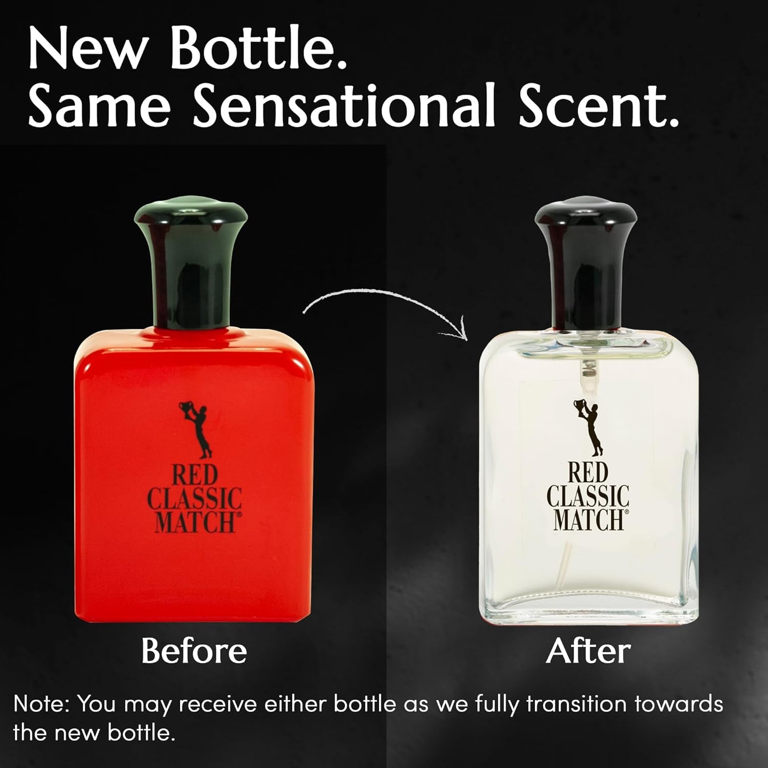 Red Classic Match Eau De Toilette - Spicy Woody Amber Fragrance for Men, Long-Lasting Masculine Scent, Affordable Cologne Alternative, Signature Fragrance - 2.54 Fl Oz