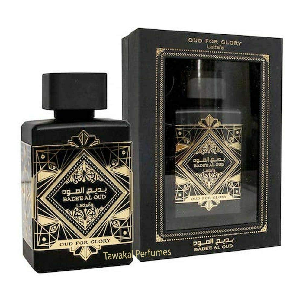 Perfumes Bade'E Al Oud, Oud for Glory for Unisex Eau De Parfum Spray, 3.4 Ounce