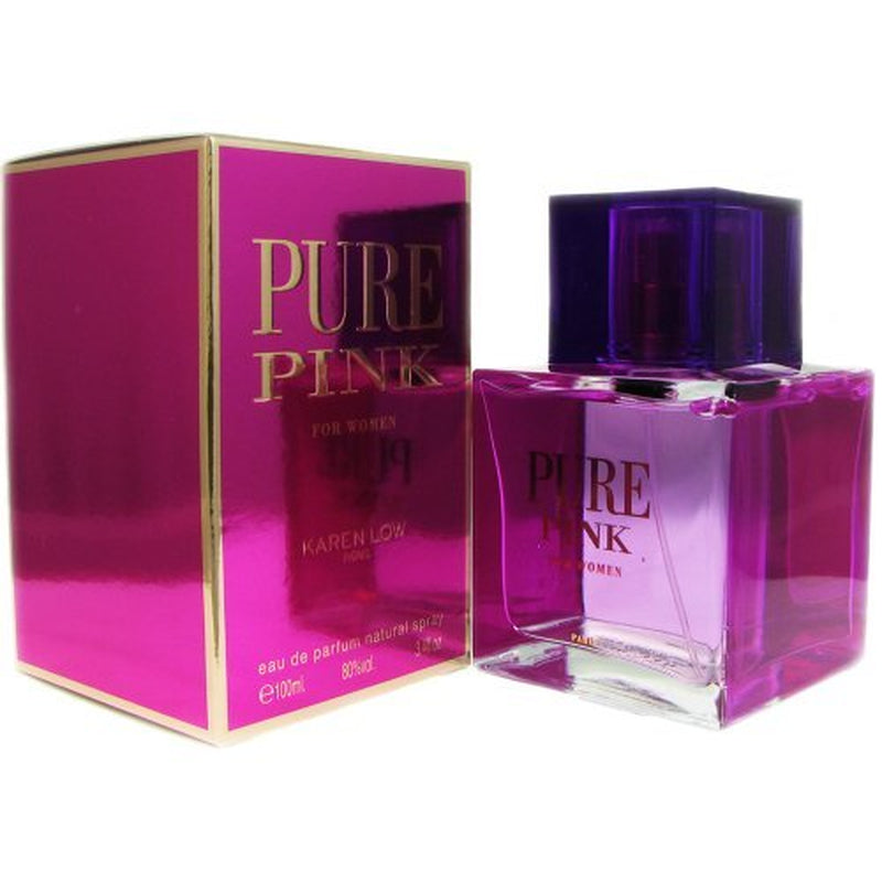 Pure Pink Eau De Parfum Spray for Women, 3.4 Ounce