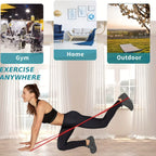 ​​1Pc Stackable Heavy Tension TPE Resistance Band Set - Anti-Snap for Home Gym Muscle Strength & Body Stretching​​ Yoga Gym