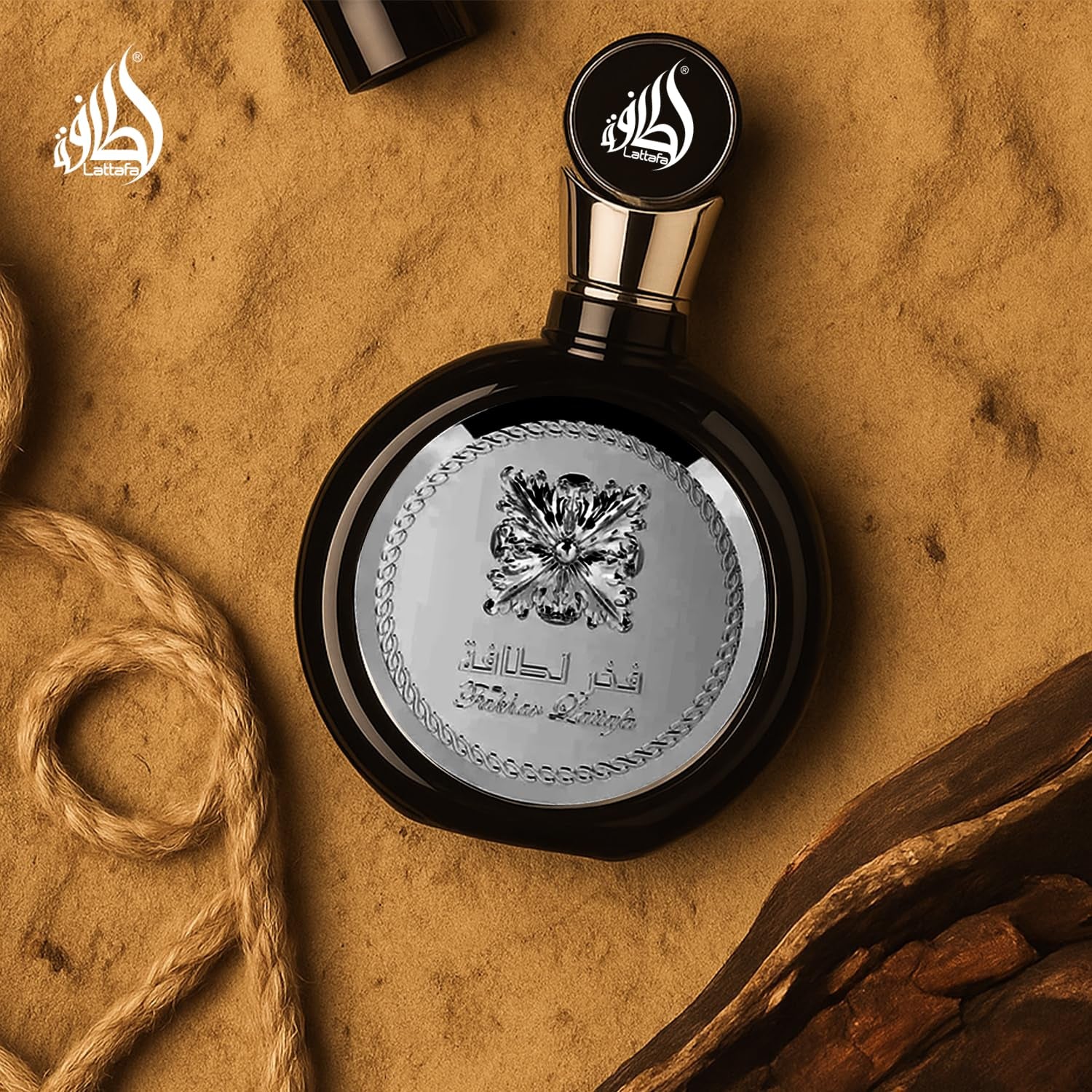 Fakhar - Fresh, Fruity, Bergamot, Amber Wood - Eau De Parfum Long-Lasting Fragrance for Men, 3.40 Ounce / 100 Ml
