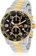 Men'S Specialty Chronograph Textured Dial Stainless Steel Watch