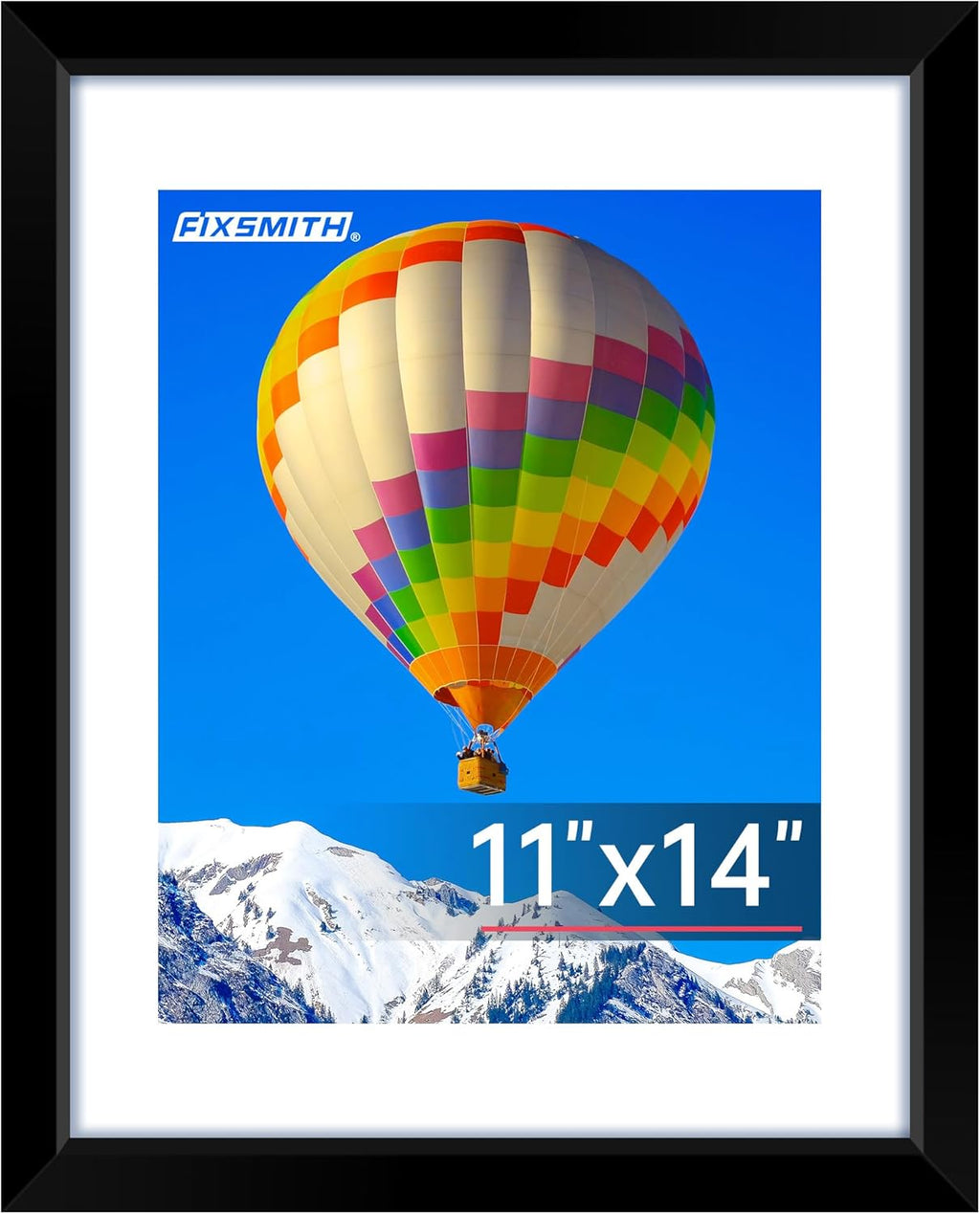 8x10 Picture Frames Set of 2 – Black Wall or Tabletop Display