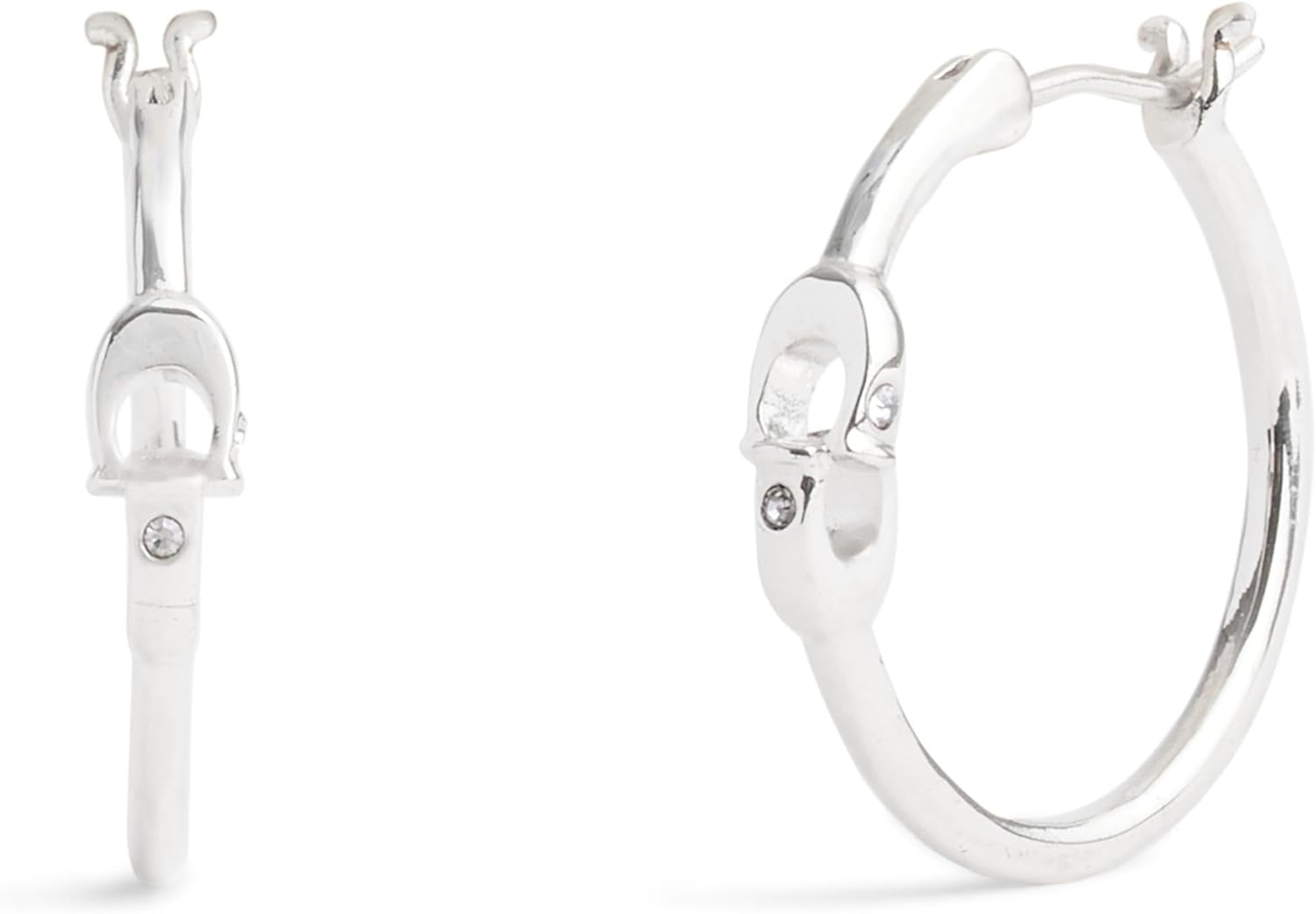 COACH Women'S Signature Hoop Earrings