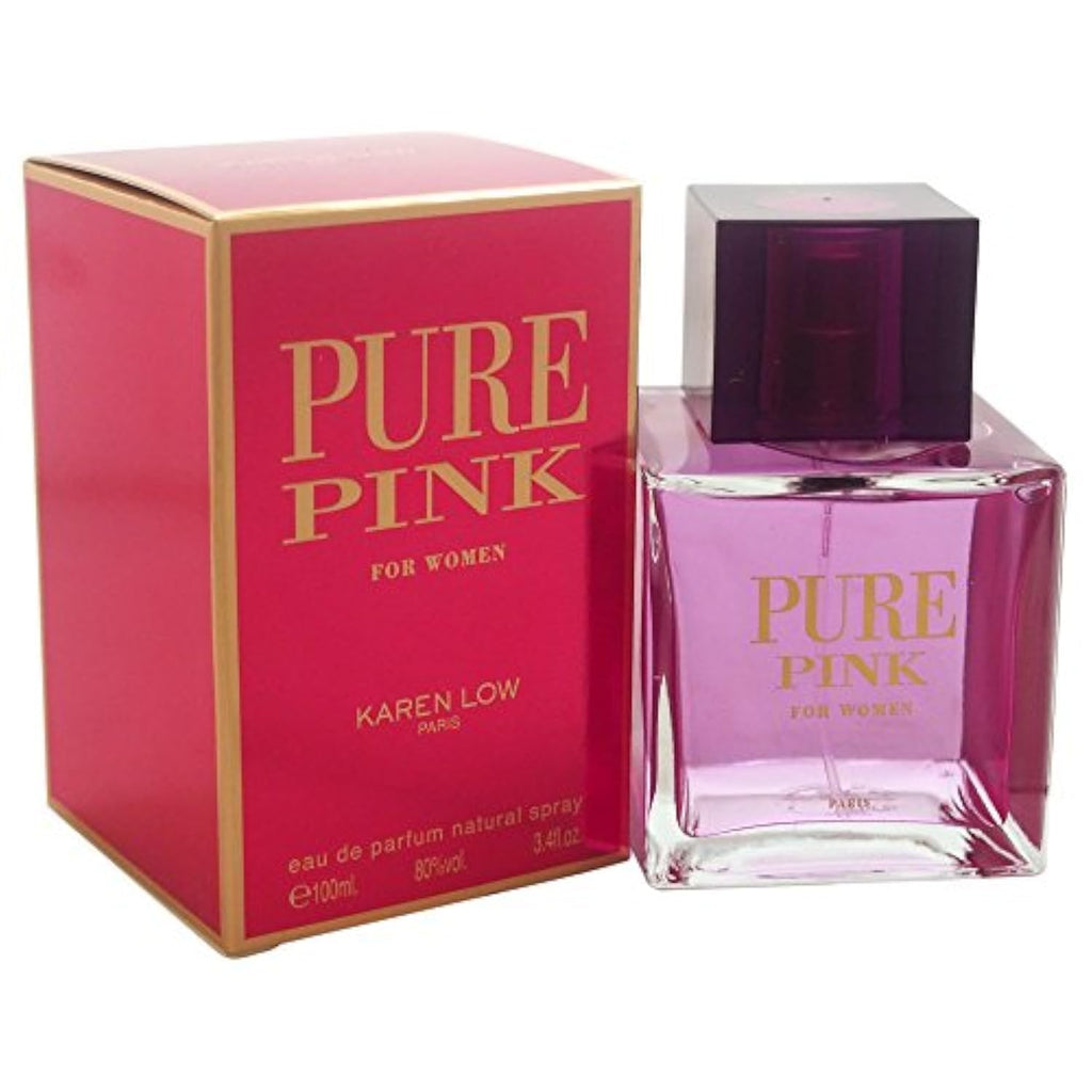 Pure Pink Eau De Parfum Spray for Women, 3.4 Ounce