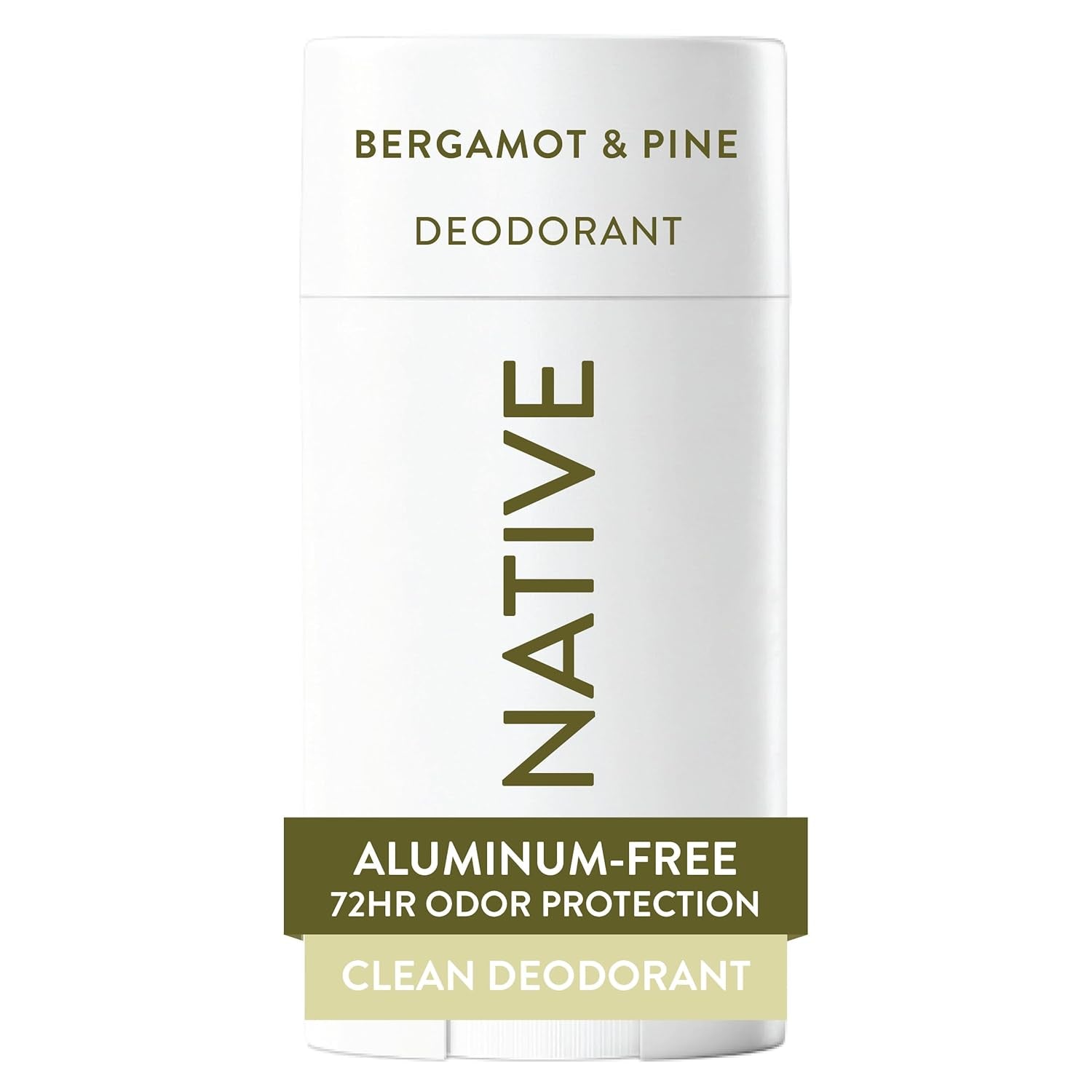 Deodorant Contains Naturally Derived Ingredients, 72 Hour Odor Control, Deodorant for Women and Men, Aluminum Free, Unscented 2.65Oz