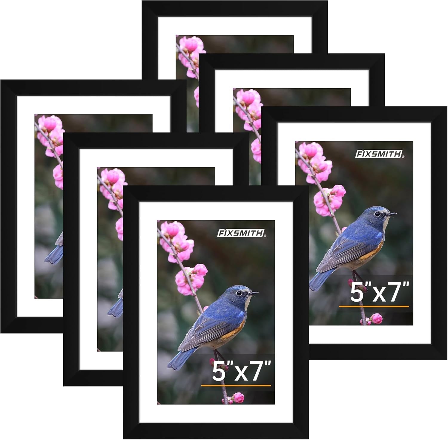 8x10 Picture Frames Set of 2 – Black Wall or Tabletop Display