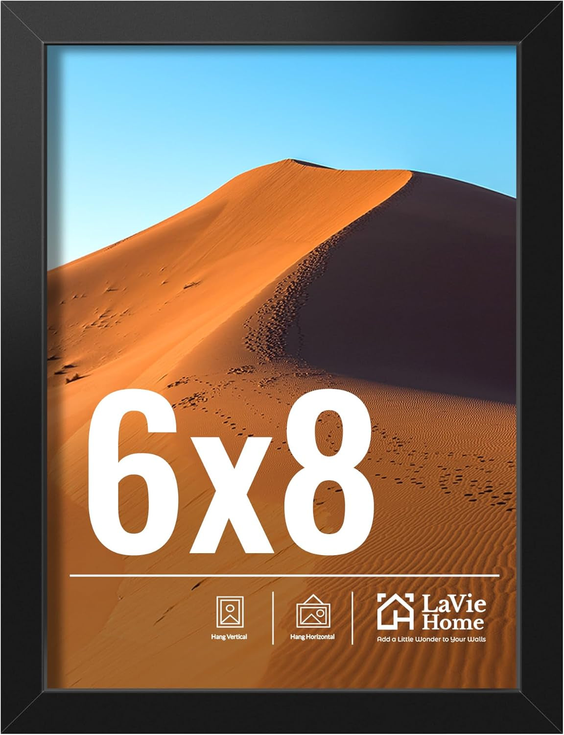 11x14 Black Picture Frame – Wall Display Classic Collection