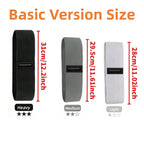 Basic Fabric Resistance Hip Booty Bands Glute Thigh Elastic Workout Bands Squat Circle Stretch Fitness Strips Loops Yoga Gym