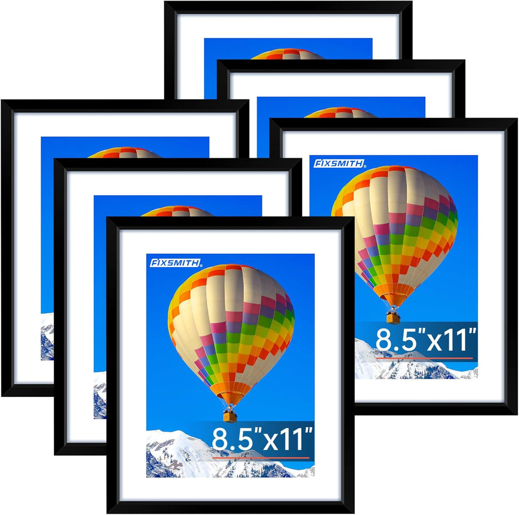 8x10 Picture Frames Set of 2 – Black Wall or Tabletop Display