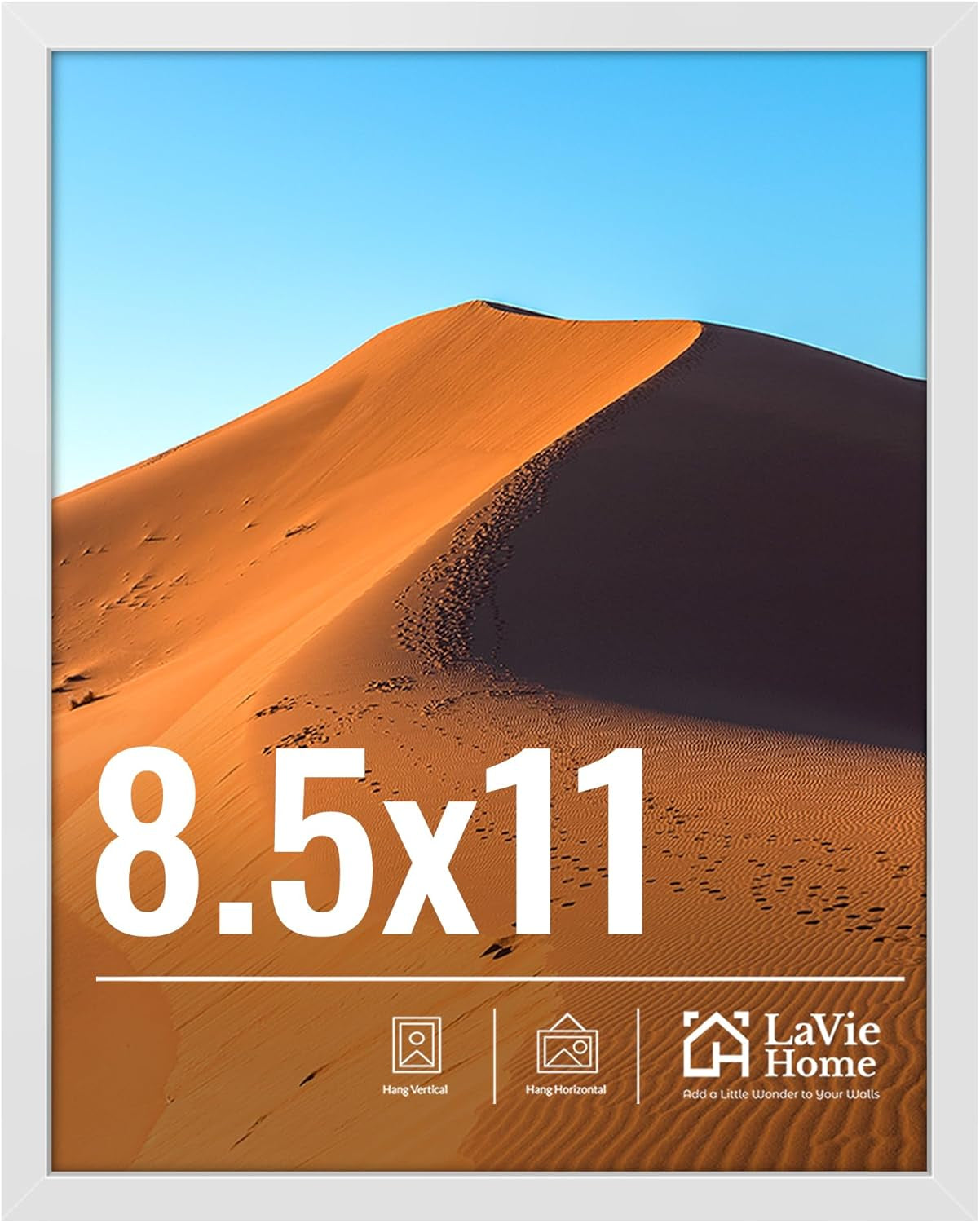 11x14 Black Picture Frame – Wall Display Classic Collection