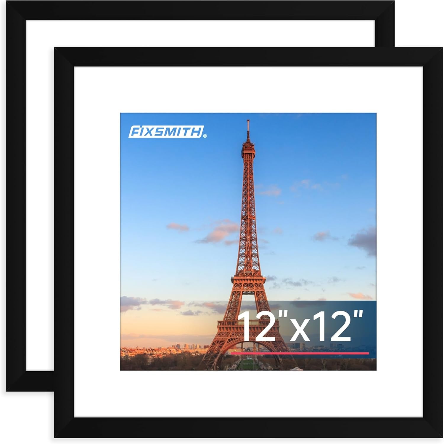 8x10 Picture Frames Set of 2 – Black Wall or Tabletop Display