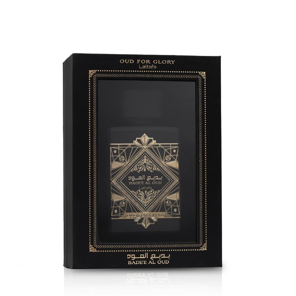 Perfumes Bade'E Al Oud, Oud for Glory for Unisex Eau De Parfum Spray, 3.4 Ounce