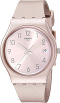 Gent Unisex Watch Casual Plastic Pink Quartz Waterproof Pinkbaya