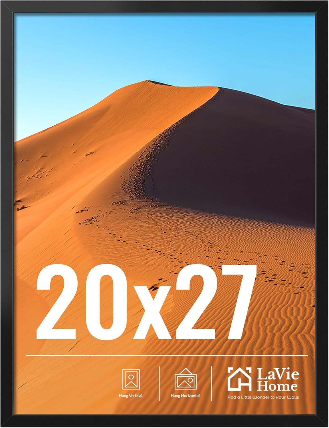 11x14 Black Picture Frame – Wall Display Classic Collection