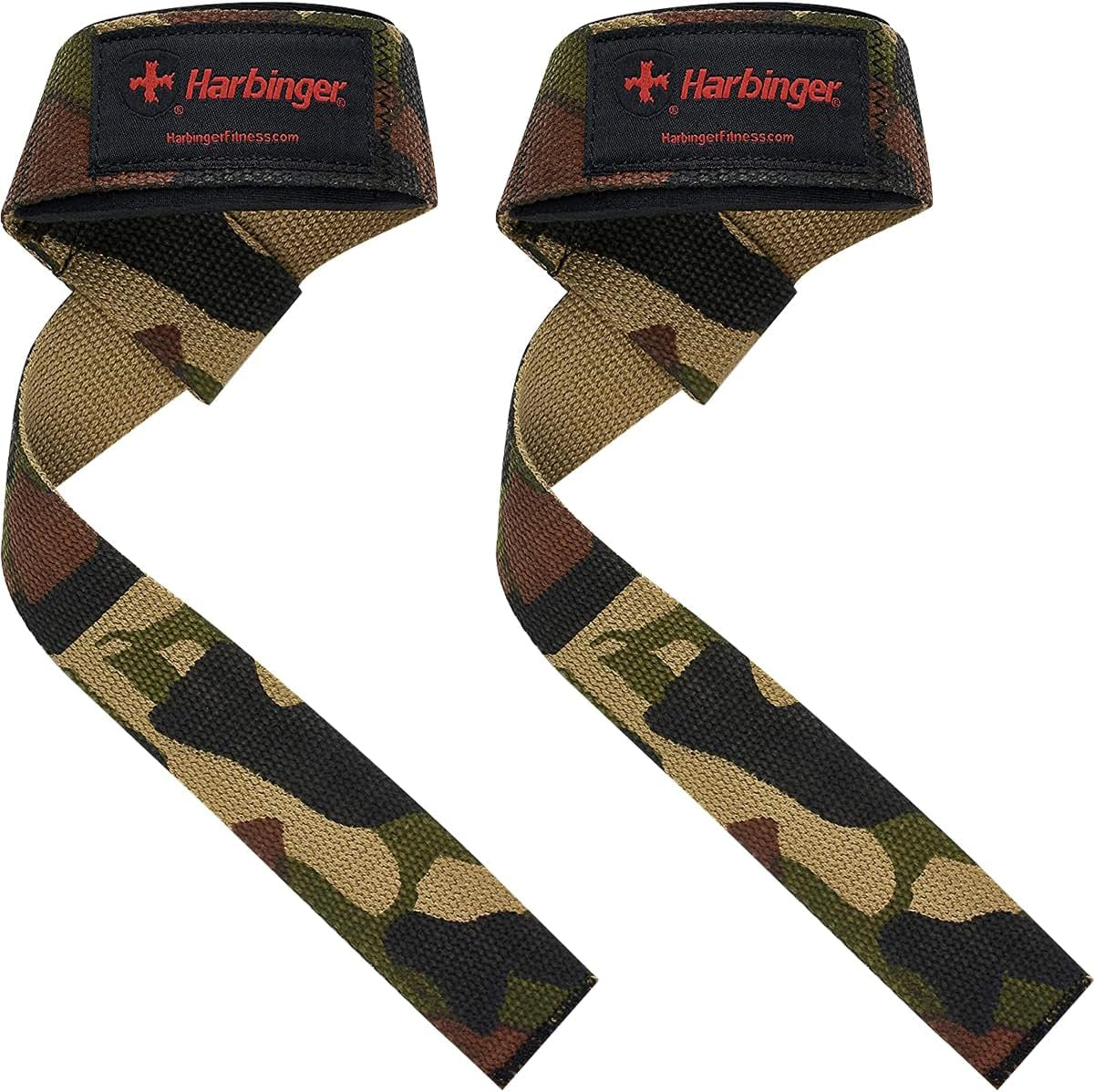 Padded Cotton Lifting Straps with Neotek Cushioned Wrist, 21.5 Inch Length, 1.5 Inch Width, Pair, Weightlifting Wrist Straps for Deadlifts and Strength Training