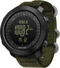 Apache Tactical Sports Watches for Men , Outdoor Survival Military Compass Rock Solid Digital Watches with Durable Band, Steps Tracker Pedometer Calories (Green)…