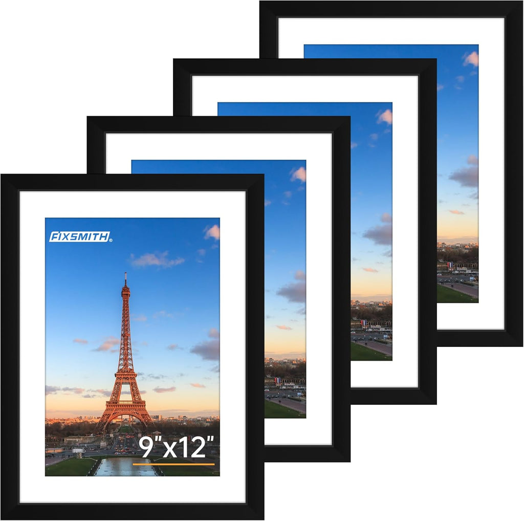 8x10 Picture Frames Set of 2 – Black Wall or Tabletop Display