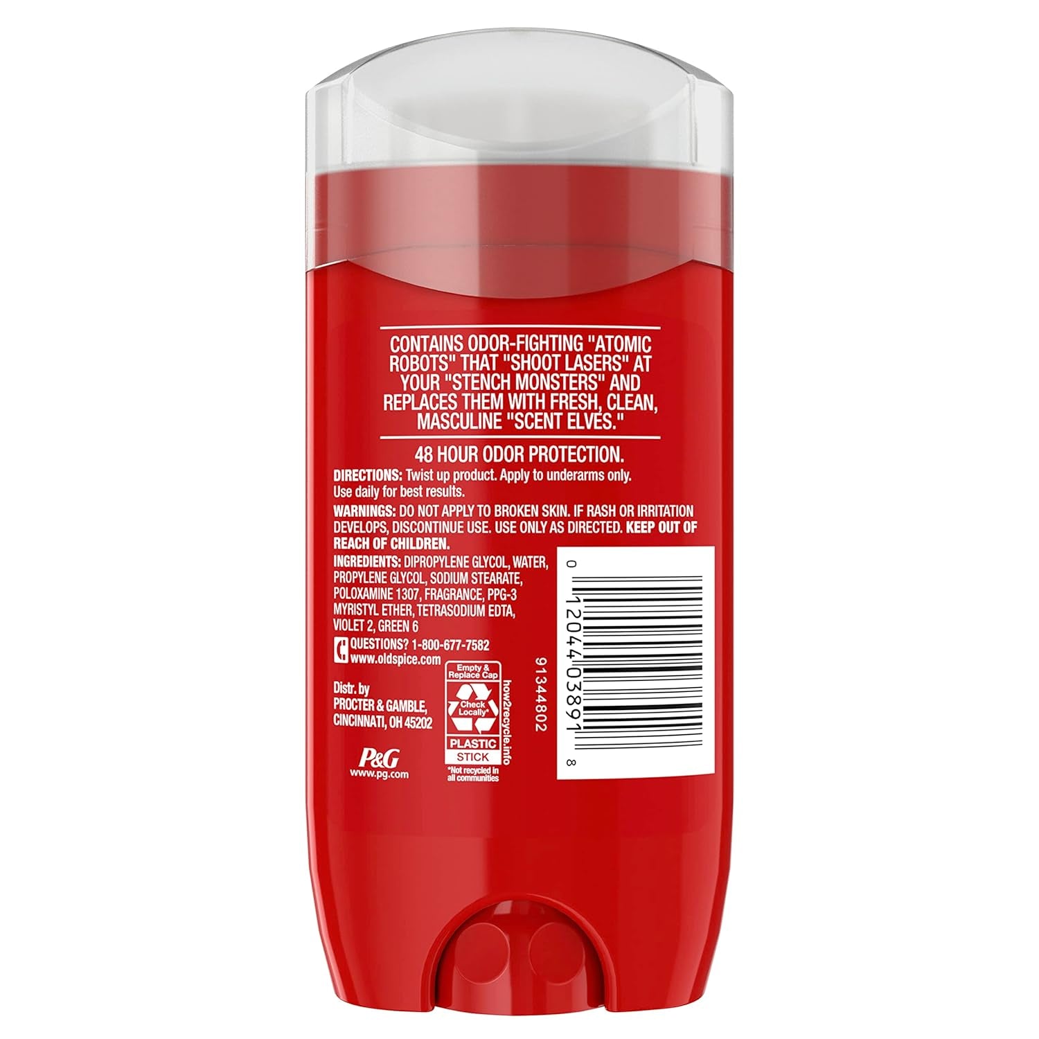 Aluminum Free Deodorant for Men, High Endurance, 24/7 Sweat Defense & Odor Protection to Eliminate Odors, 24/7 Freshness & Lasting Scent, Sport Scent, 3.0 Oz (Pack of 3)