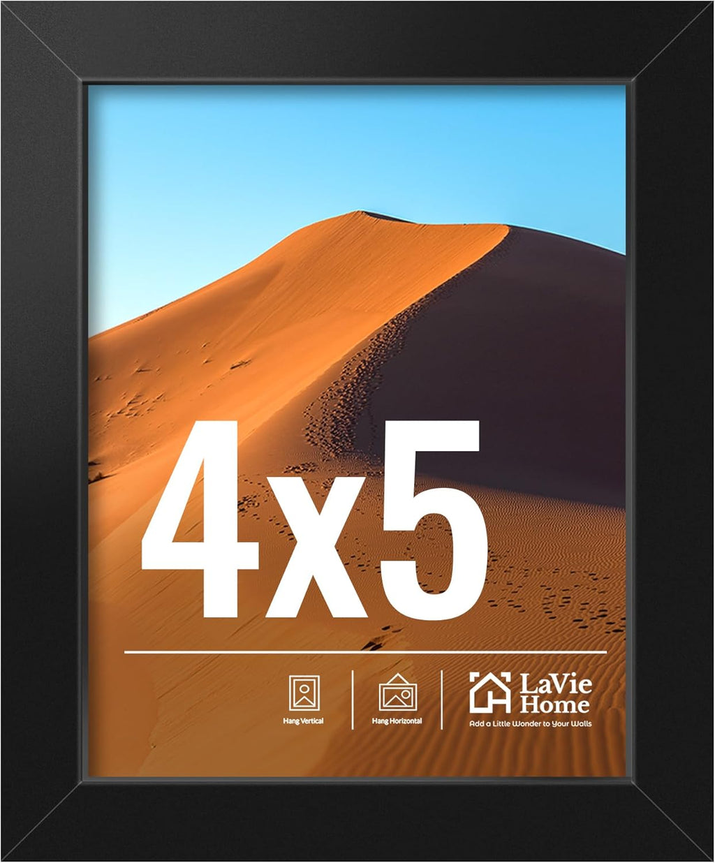 11x14 Black Picture Frame – Wall Display Classic Collection