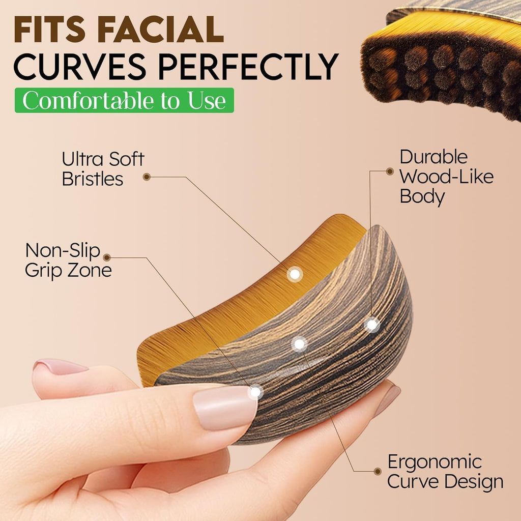 New Lymphatic Contour Face Brush，Lymphatic Face Brush for Sculpting – Anti-Puffiness Detox & Lift Improves Skin Glow，Ergonomically Designed to Fit the Skin Precisely and Relieve Fatigue