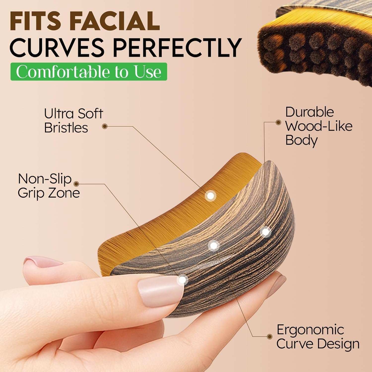New Lymphatic Contour Face Brush，Lymphatic Face Brush for Sculpting – Anti-Puffiness Detox & Lift Improves Skin Glow，Ergonomically Designed to Fit the Skin Precisely and Relieve Fatigue
