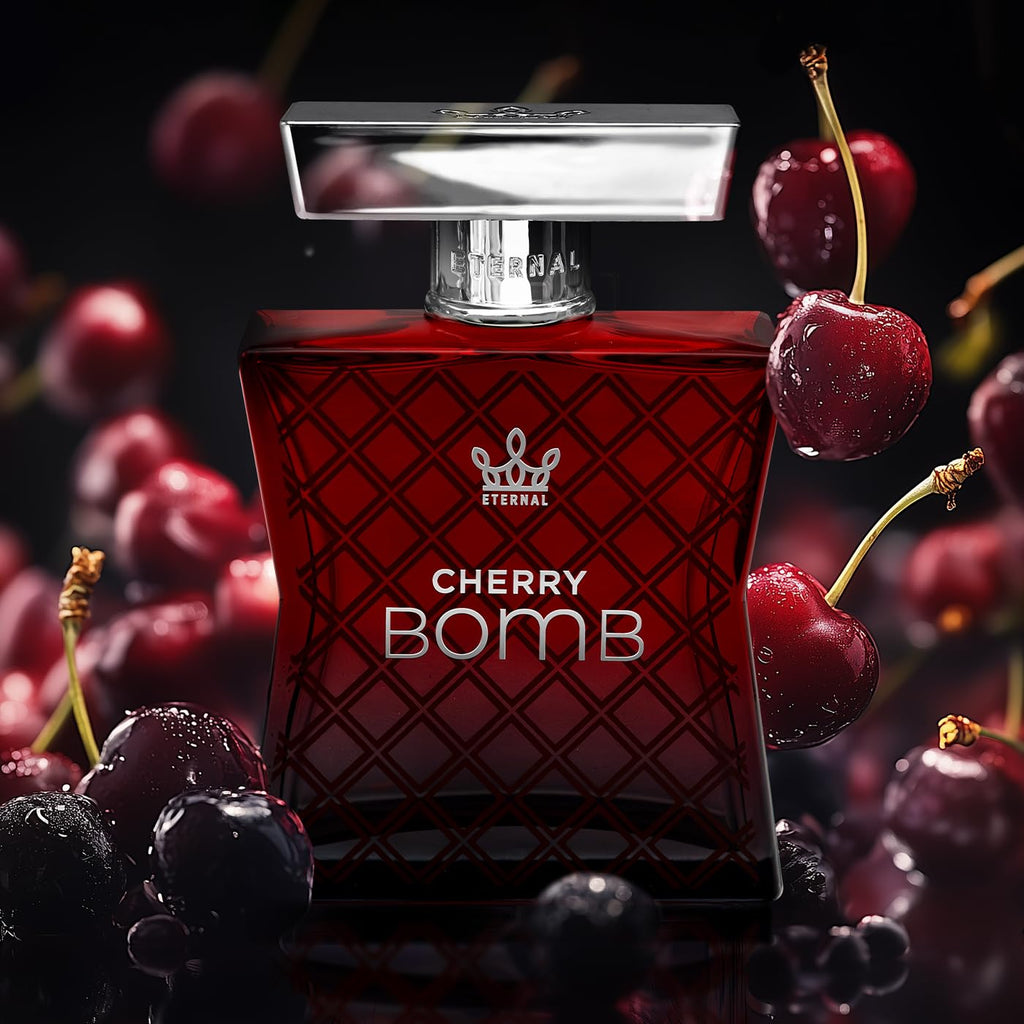 - Eternal Cherry Bomb - Inspired by Lost Luxury Cherry Perfume - 3.4 Oz (100Ml) - Eau De Parfum - Long-Lasting - Vegan - Clean Ingredients - Unisex Perfume - 2000 Sprays per Bottle