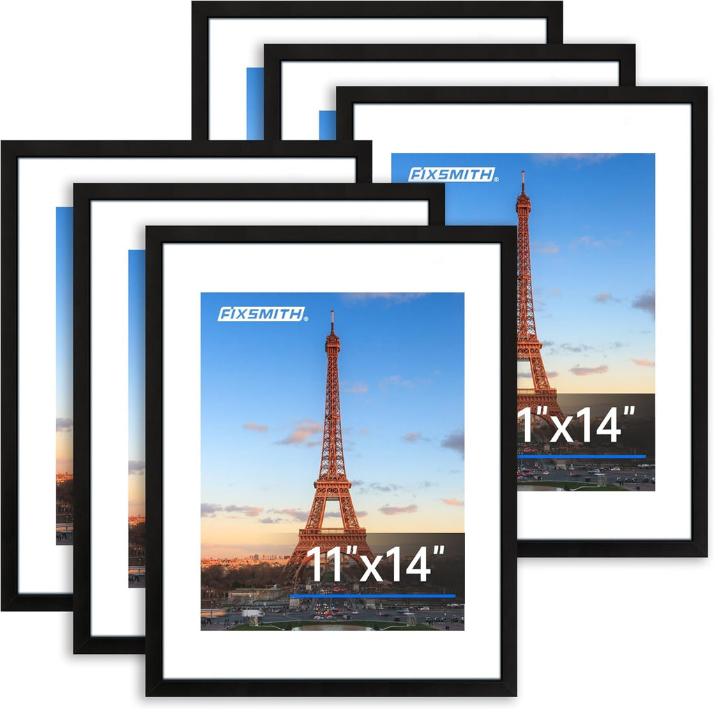 8x10 Picture Frames Set of 2 – Black Wall or Tabletop Display