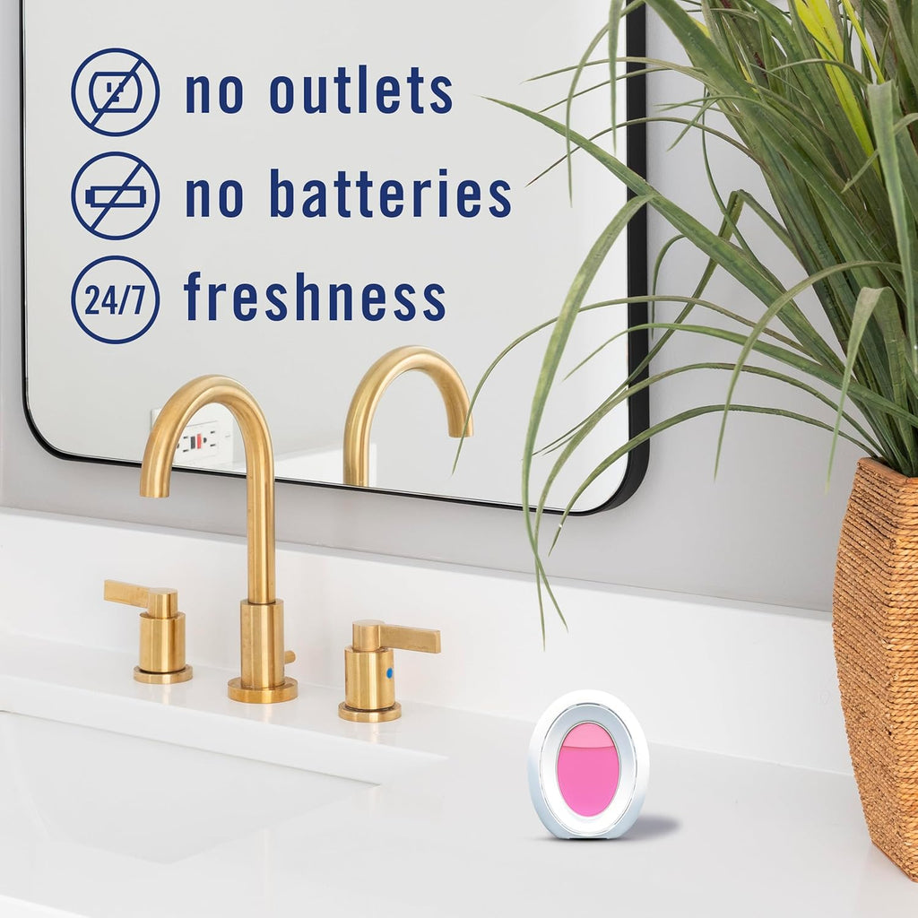 Bathroom Air Freshener, Odor-Fighting Plug-In Alternative, Home, Bathroom & Kitchen Use, Downy April Fresh Scent, 6 Count
