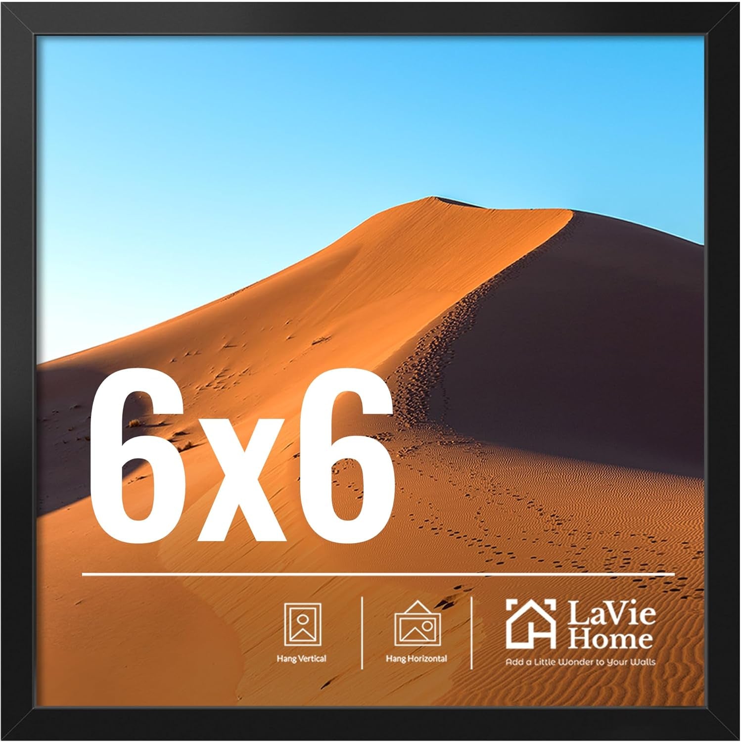 11x14 Black Picture Frame – Wall Display Classic Collection