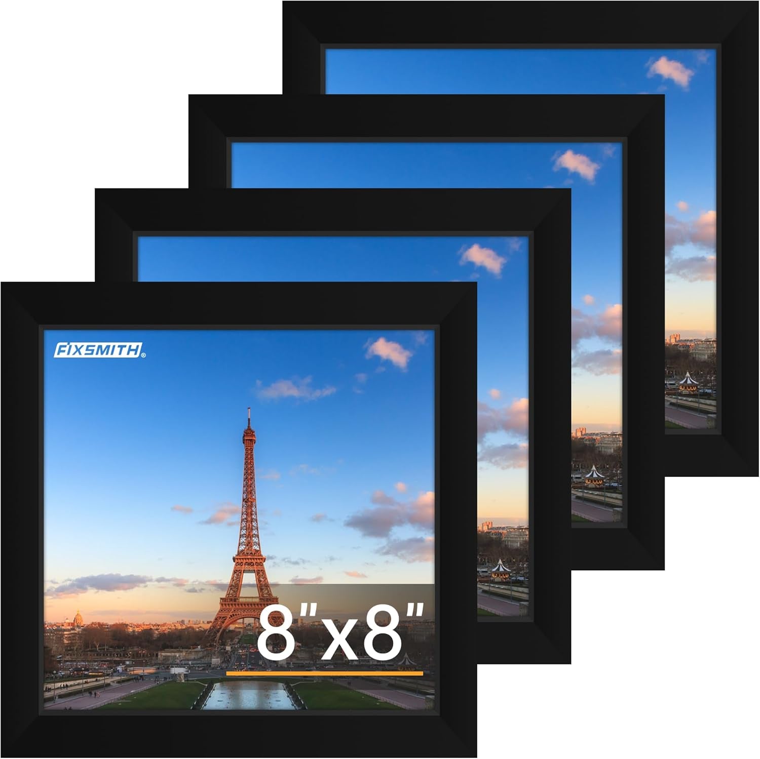 8x10 Picture Frames Set of 2 – Black Wall or Tabletop Display