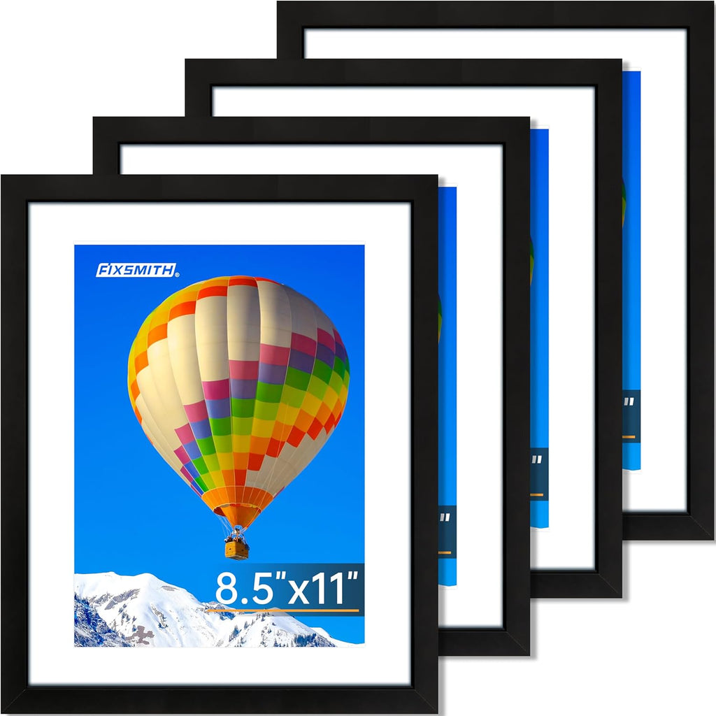 8x10 Picture Frames Set of 2 – Black Wall or Tabletop Display