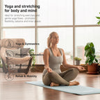 Yoga Mat Premium Non Slip Thick – Extra Comfortable Exercise Mat for Home Workouts, Pilates, Stretching & Gym – Cushioned NBR Foam, Gym Mat with Strap, for Women & Men