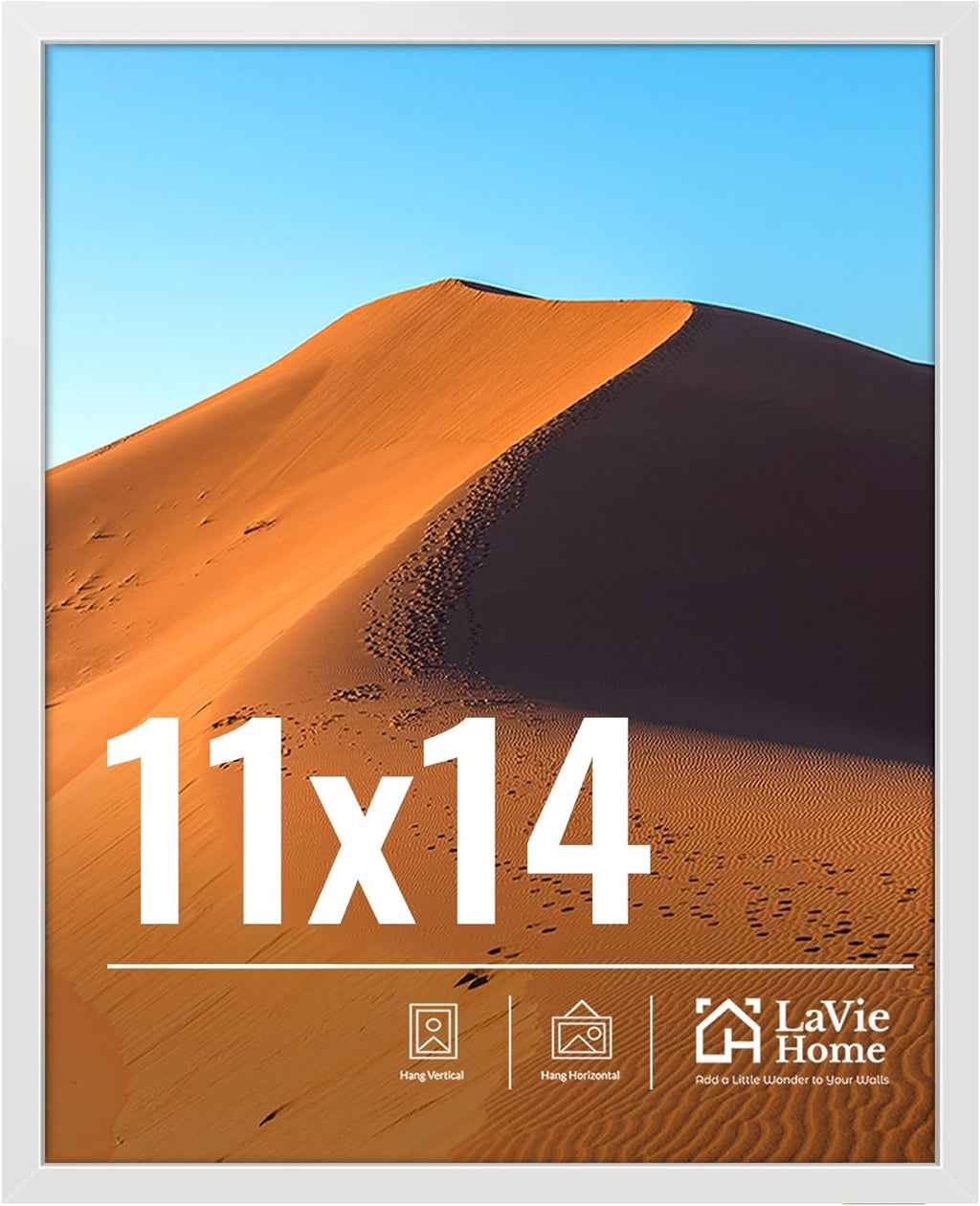 11x14 Black Picture Frame – Wall Display Classic Collection