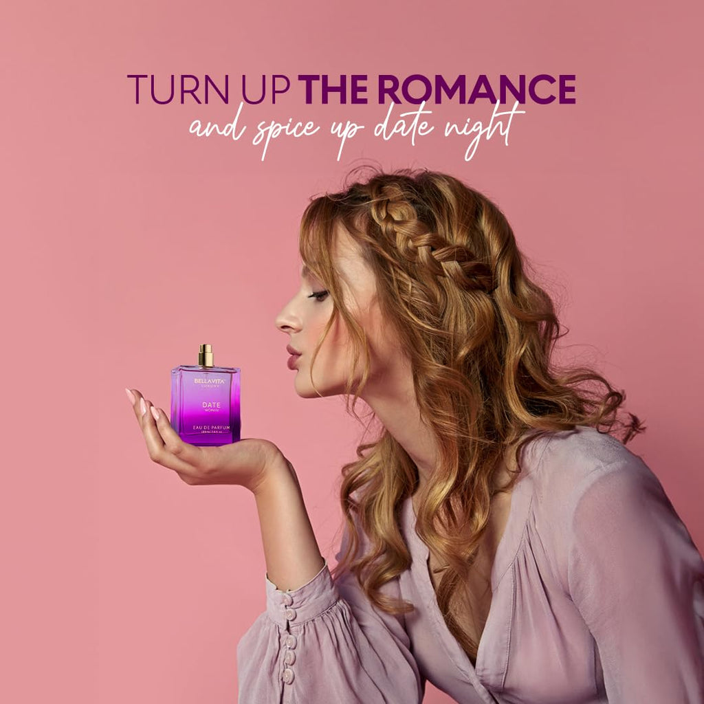 Luxury DATE Eau De Parfum | 100 Ml (3.4 Fl.Oz.) | Perfume for Women | Floral, Pink Pepper, Jasmine, and Moss Notes | Long Lasting Women'S Fragrance