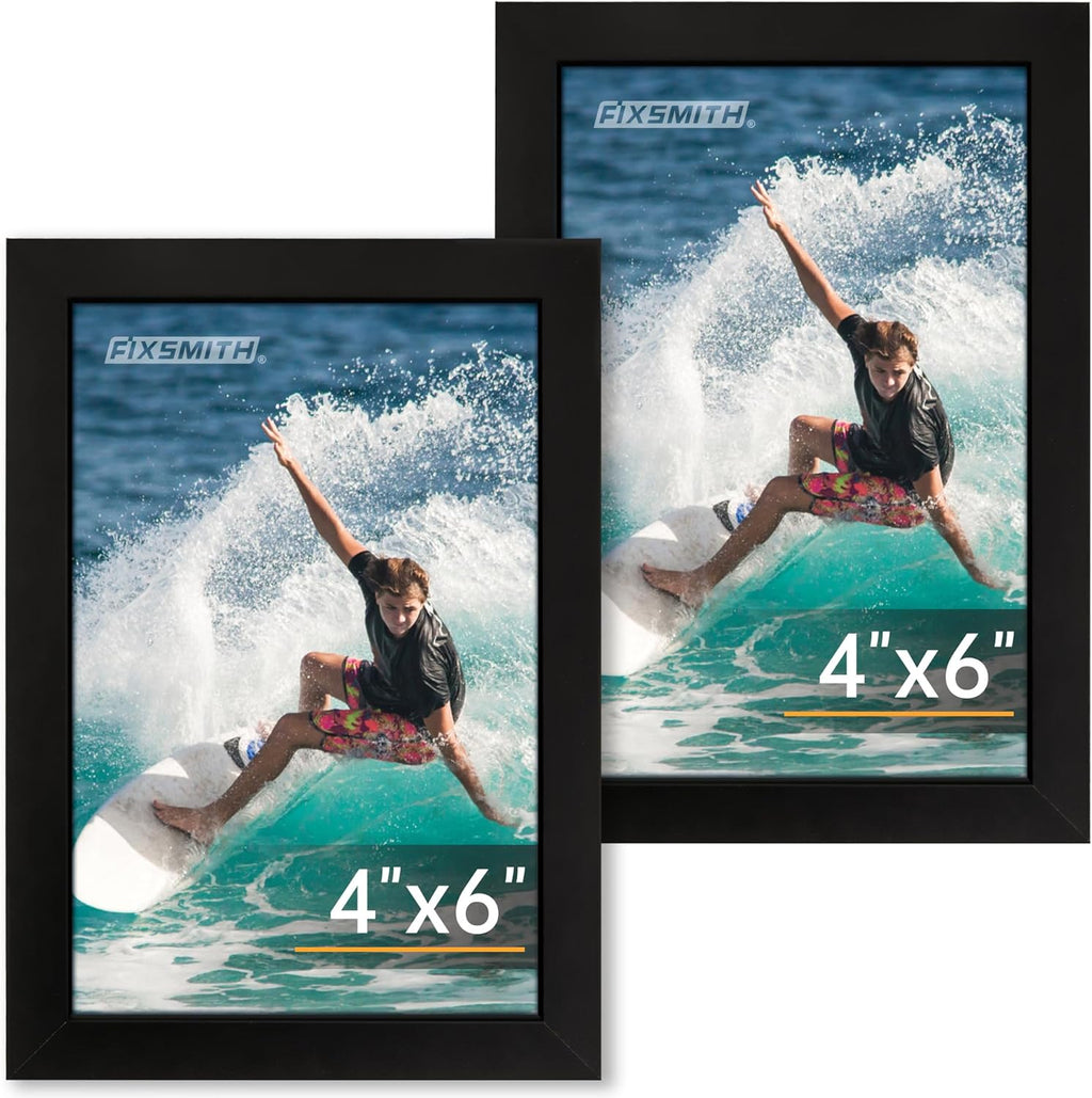 8x10 Picture Frames Set of 2 – Black Wall or Tabletop Display