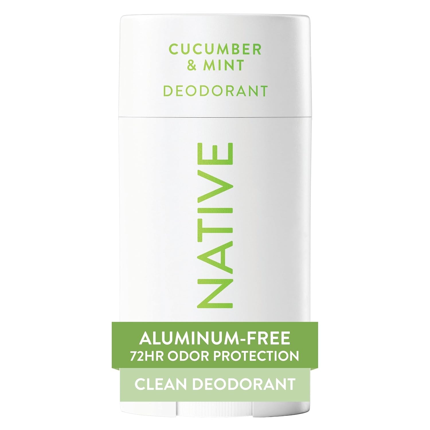 Deodorant Contains Naturally Derived Ingredients, 72 Hour Odor Control, Deodorant for Women and Men, Aluminum Free, Unscented 2.65Oz